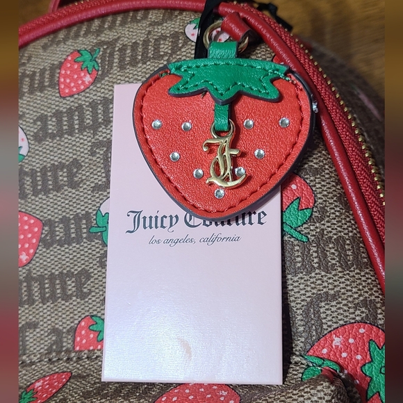 Juicy Couture strawberry backpack NWT main image 5